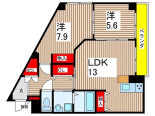 仮）サンフラワー北原の物件間取画像